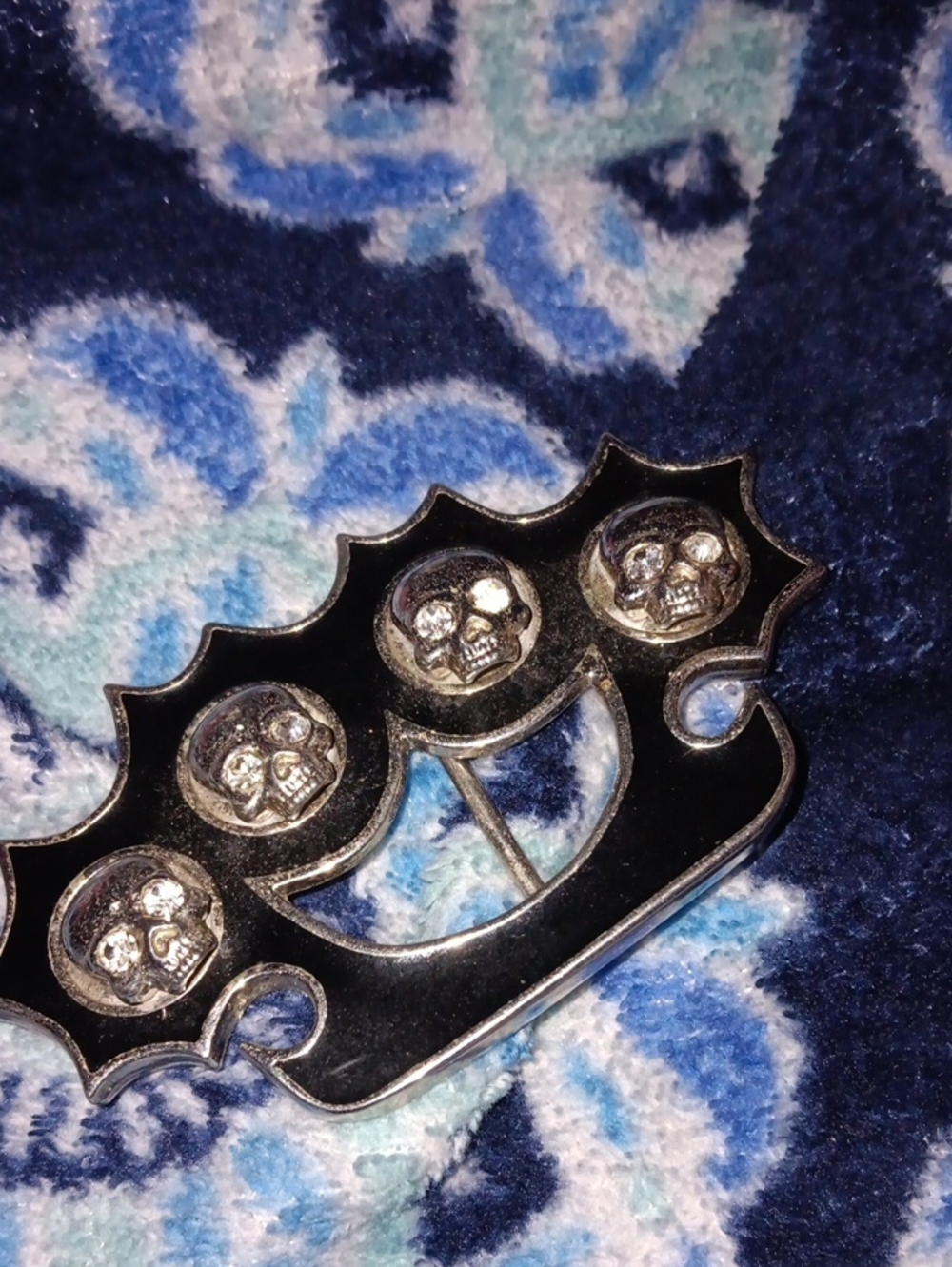 Vtg Rock Rebel Belt Buckle